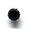 Σκουλαρίκια με μαύρη πετρά και σε διαφορετικό μέγεθος ERG 05-1