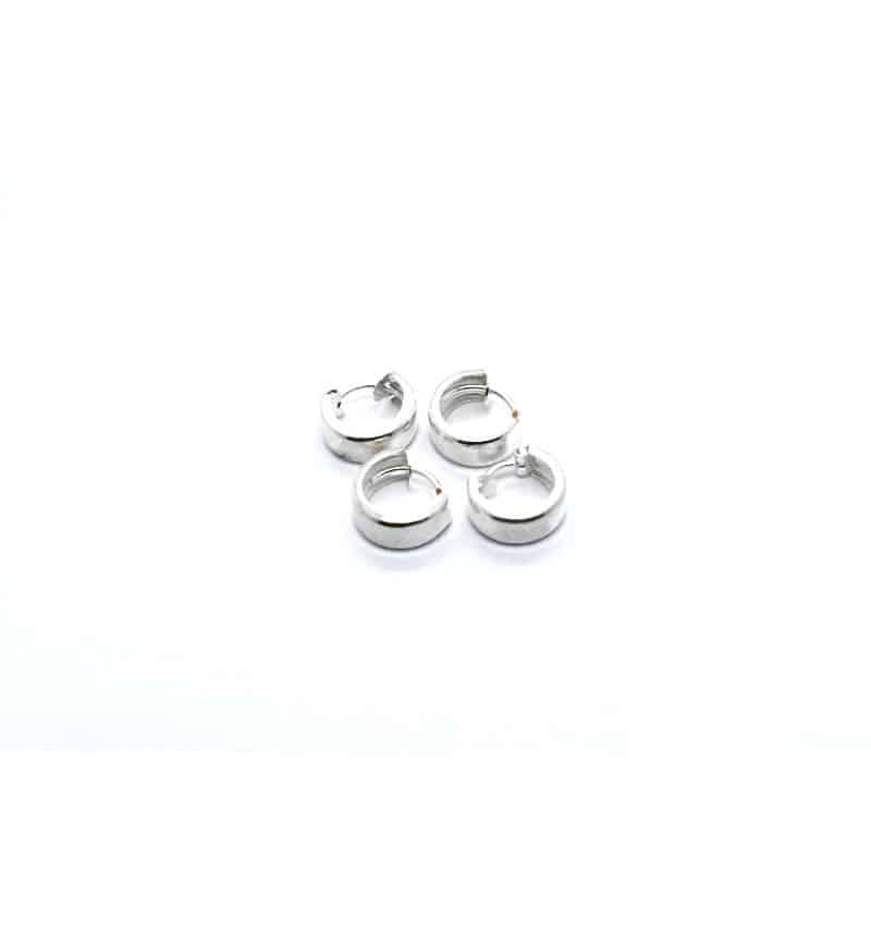 Σκουλαρίκια τύπου ''κρίκος'' ασήμι (4,00 Χ 10mm) ΚΑ 73