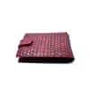 Ανδρικό κόκκινο πορτοφόλι με ανάγλυφη υφή PORT08