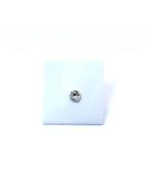 Σκουλαρίκια strass με πέτρα από ζιργκόν & ασήμι 925'' (4mm) NN1451-3