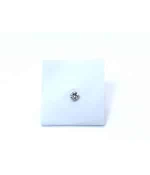 Σκουλαρίκια strass με πέτρα από ζιργκόν & ασήμι 925'' (3mm) NN1449-4