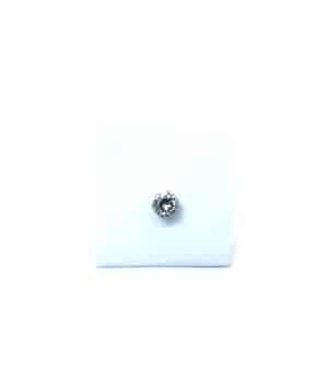 Σκουλαρίκια strass με πέτρα από ζιργκόν & ατσάλι (4mm) THT014