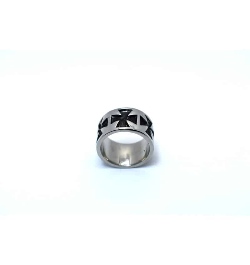 Ανδρικό δαχτυλίδι από ανοξείδωτο ατσάλι SR404
