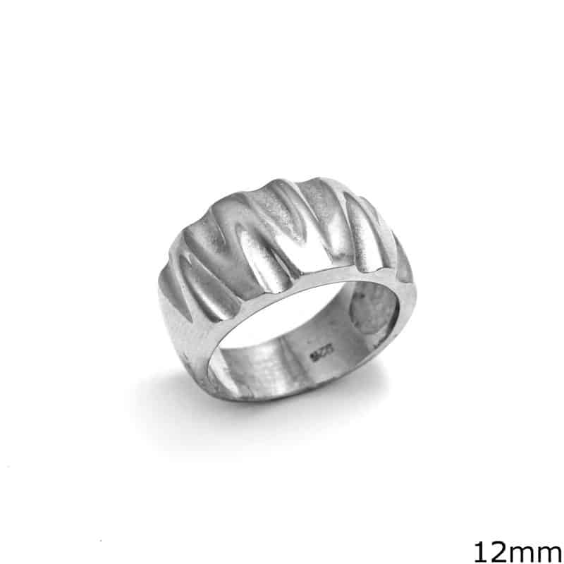 Ανδρικό δαχτυλίδι από ασήμι (925'') 12mm 107101467